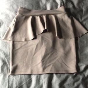 Grass Collection Mini Formal Skirt